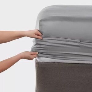 Target Gray Sheet Set Luxurious Bedding